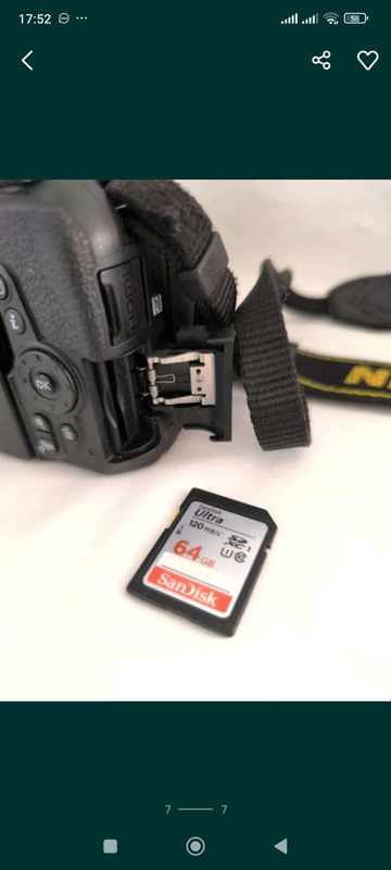 Nikon D5600 wi-fi, Bluetooth,sensor display.