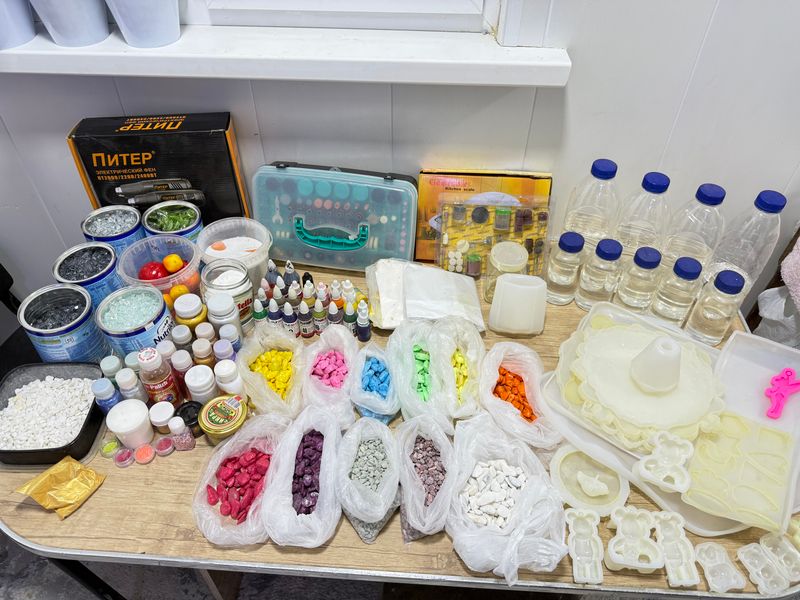 Resin art uchun kerak bo’ladigan barcha mahsulotla