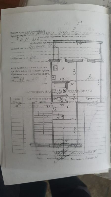 2/2/5 60м2 Яккасарайский, Кушбеги