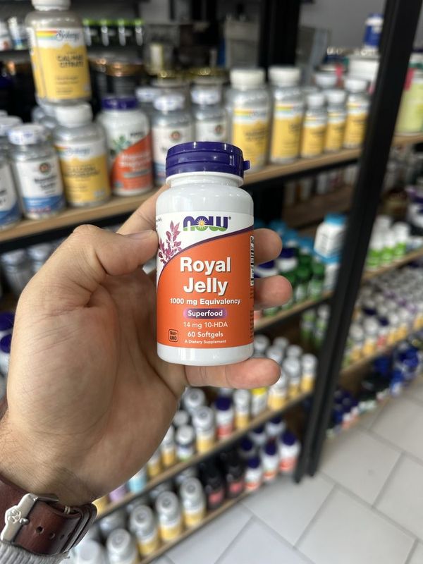 Now Royal Jelly 1000 mg 60 капсул