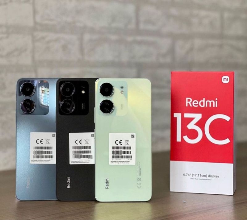 Redmi 13C, 6/128gb, qora