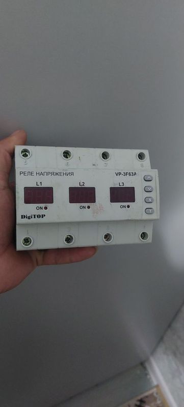 Реле напряжения и контактор