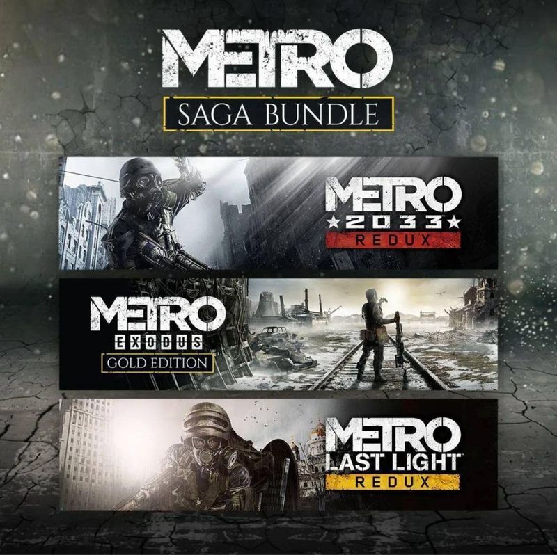 Продается сборник Metro Saga Bundle для PS4 PS5 на русском
