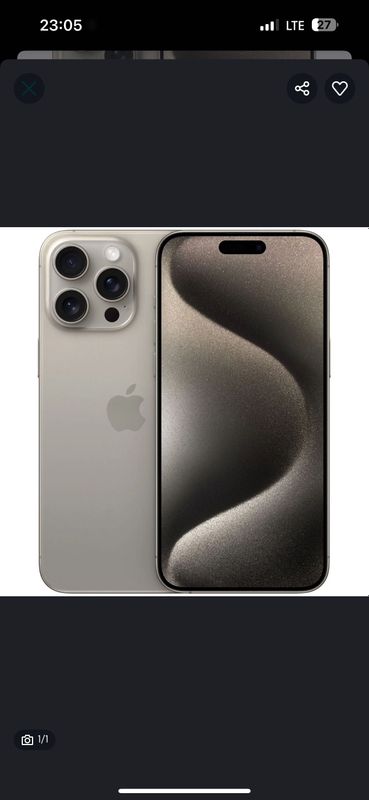 iPhone 15 pro max 256gb