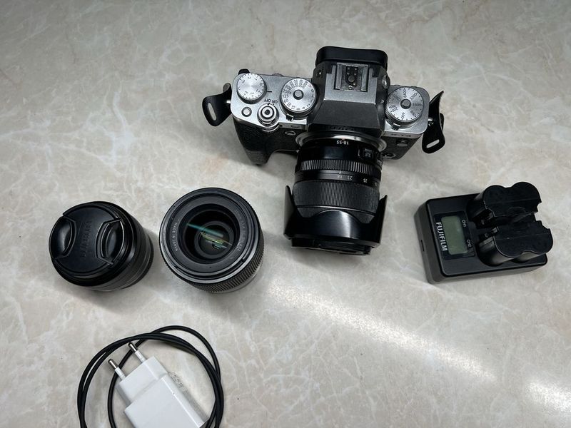 FujiFilm x-t4 abektiv 18-55, 15-45, 30mm 1.4 FujiFilm x-t4 abektiv 18-55, 15-45, 30mm 1.4