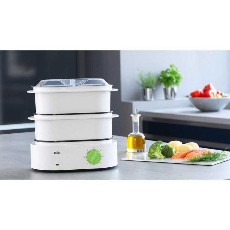 Пароварка Braun FS 3000WH белая