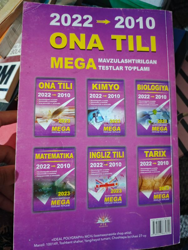 Ona tili test kitobi