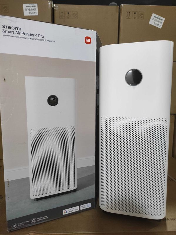 Современный очиститель Xiaomi Mi Smart Air Purifier 4 Pro (EU, белый) Современный очиститель Xiaomi Mi Smart Air Purifier 4 Pro (EU, белый)