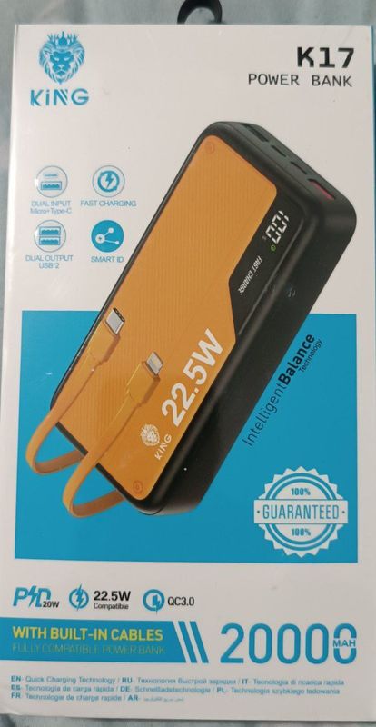 Hamyonbob/ХАМЁНБОБ ,, K17" Power bank 20000 Max.