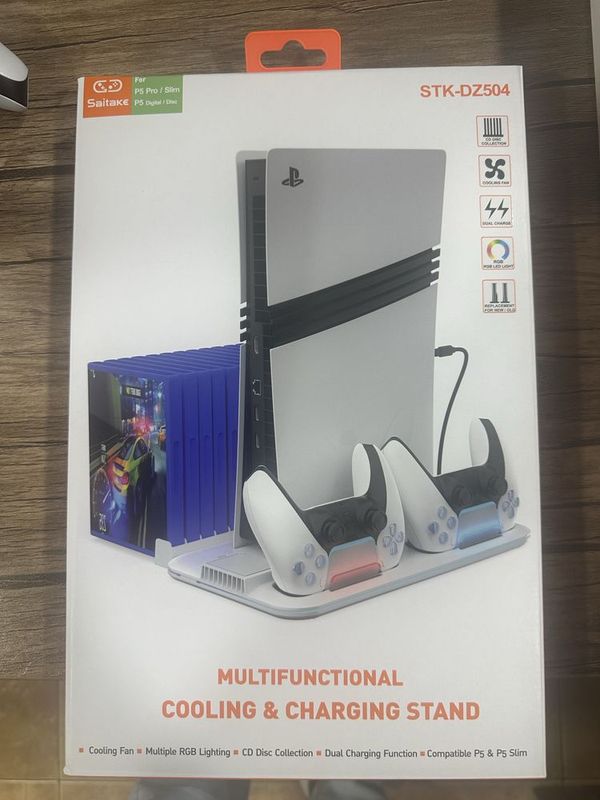 подставка для Ps5 зарядная и охлаждаюший подставка для Ps5 зарядная и охлаждаюший