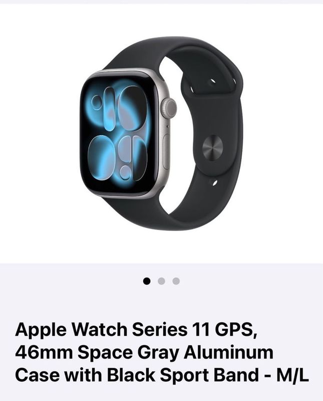 Apple watch 11 у Артура в магазе Б17 Hofmann на малике