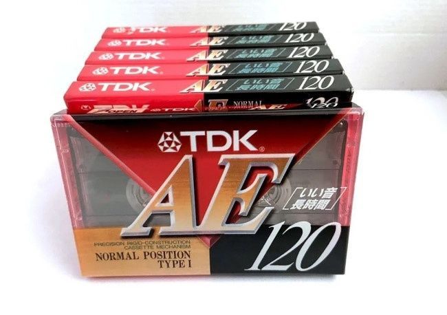Аудио кассета TDK AE 120. Normal . Japan Аудио кассета TDK AE 120. Normal . Japan
