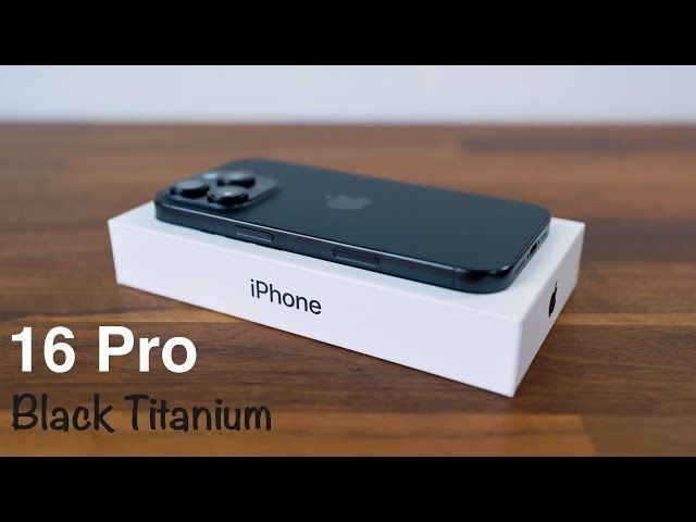 Iphone 16 pro Black titan 250Gb