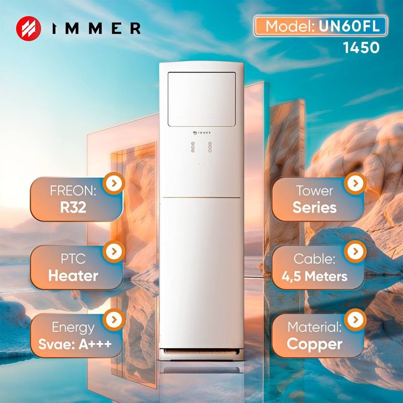 Кондиционер колонный Immer 60 inverte рассрочку r Кондиционер колонный Immer 60 inverte рассрочку r