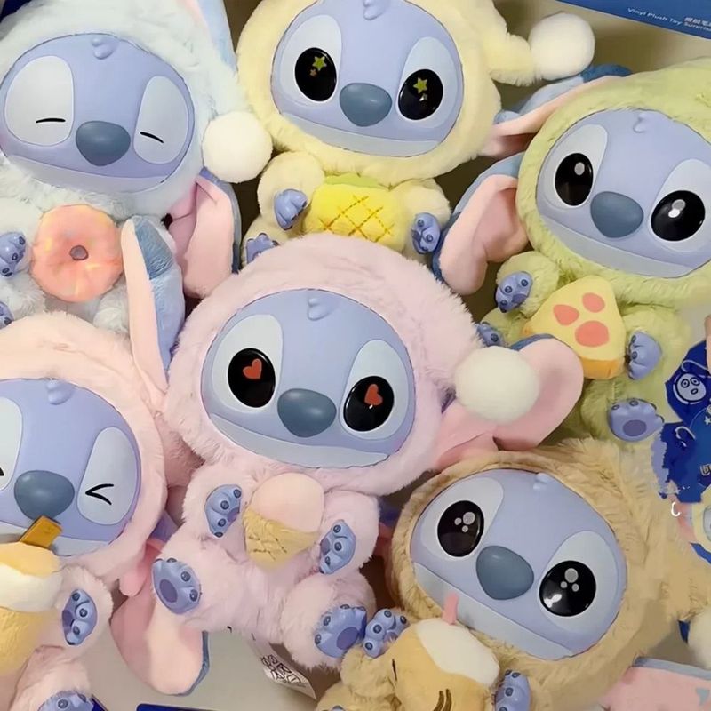 Labubu stitch мягкая игрушка стич случайный цвет лабубу ститч детей Labubu stitch мягкая игрушка стич случайный цвет лабубу ститч детей