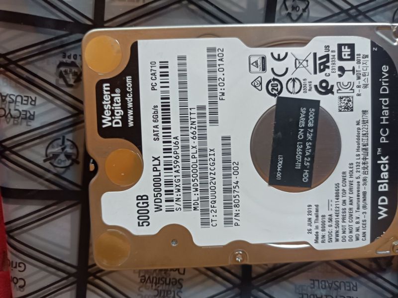 Hdd WD Black 500GB Hdd WD Black 500GB