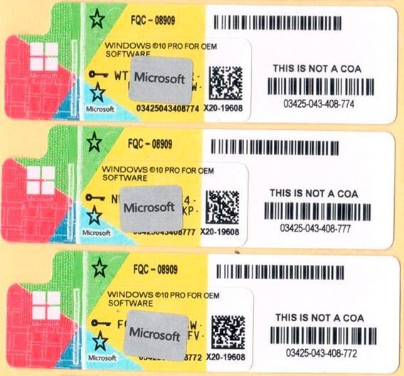 Windows с Стикером 10-11 Лицензионные ключи Windows с Стикером 10-11 Лицензионные ключи