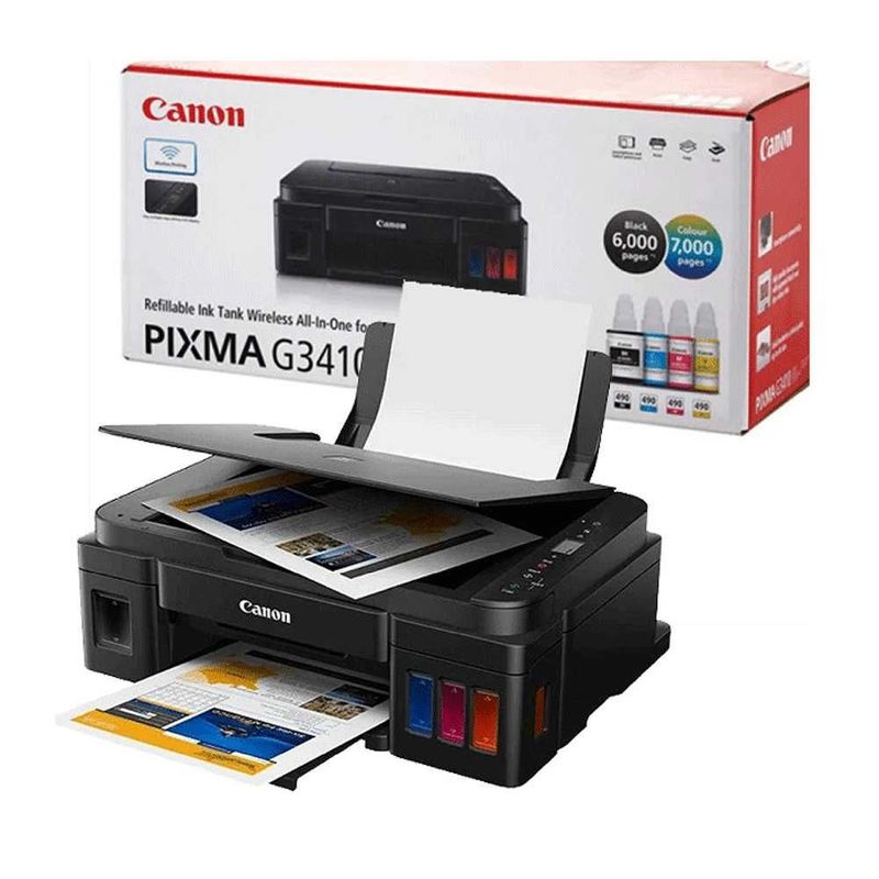 цветной принтер canon pixma g3410 wifi поддерждивает