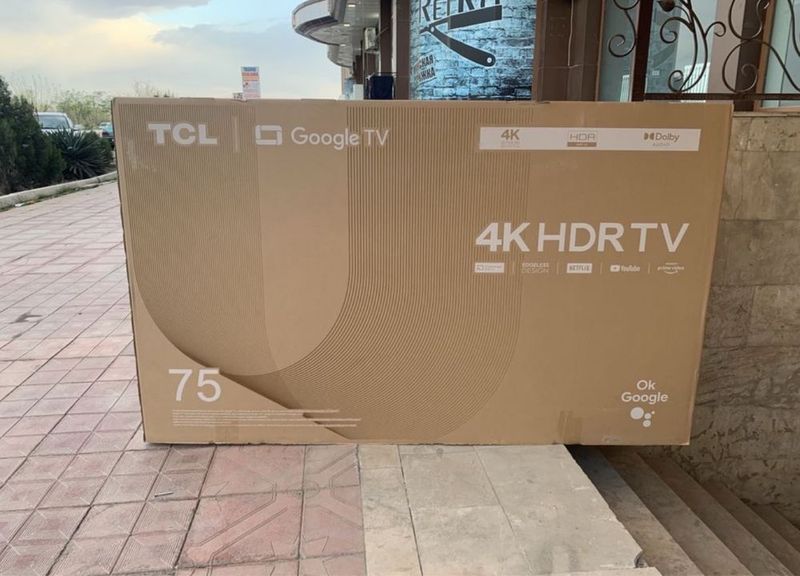 телевизор Tcl 50/55/65/75 4K Smart Tv V6B 2024 Доставка бесплатно