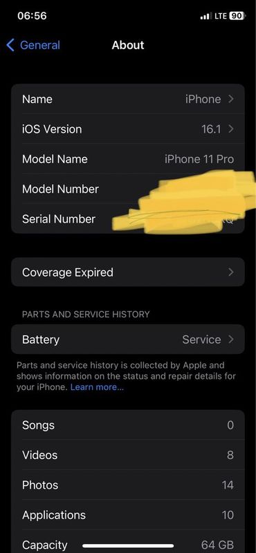 Iphone 11 pro LL/A