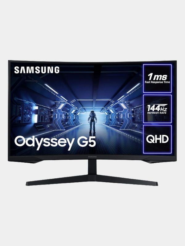 Монитор Samsung Oddysey G5 2K 144hz Фулл комплект