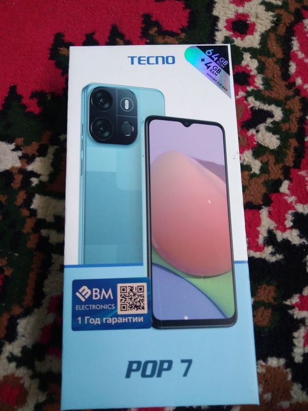 Tecno pop 7 гарантия