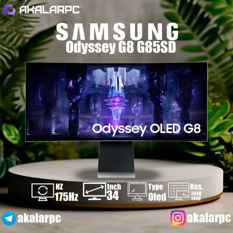 Samsung Odyssey G8 G85SD 34 175Hz - LS34DG850SMXUE