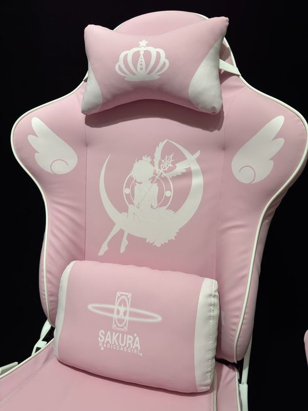 Розовое игровое компьютерное кресло Sailor Moon Розовое игровое компьютерное кресло Sailor Moon
