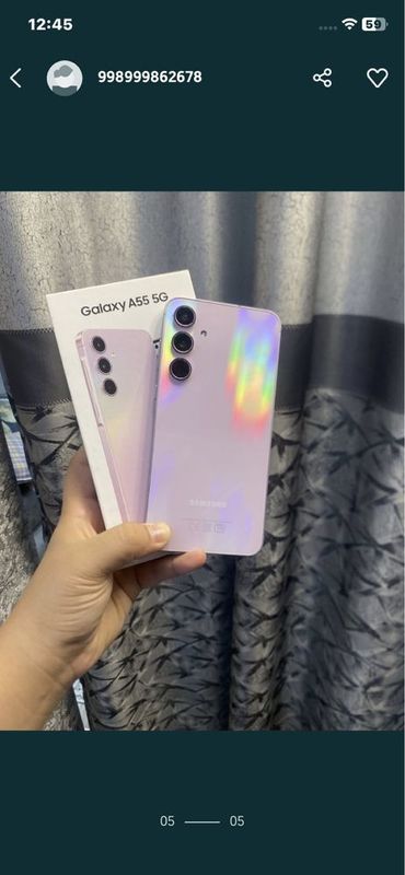 SOTILADI:Samsung A55 5g karobka bilan srochnaa SOTILADI:Samsung A55 5g karobka bilan srochnaa