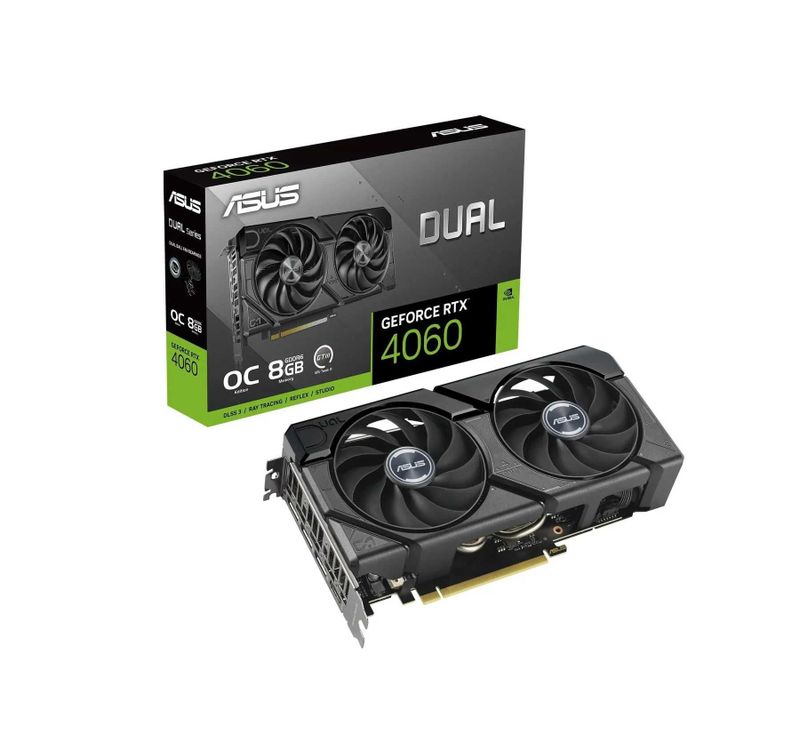 ! Видеокарта VGA CARD ASUS DUAL-RTX4060-O8G-EVO | Цена с НДС ! Видеокарта VGA CARD ASUS DUAL-RTX4060-O8G-EVO | Цена с НДС