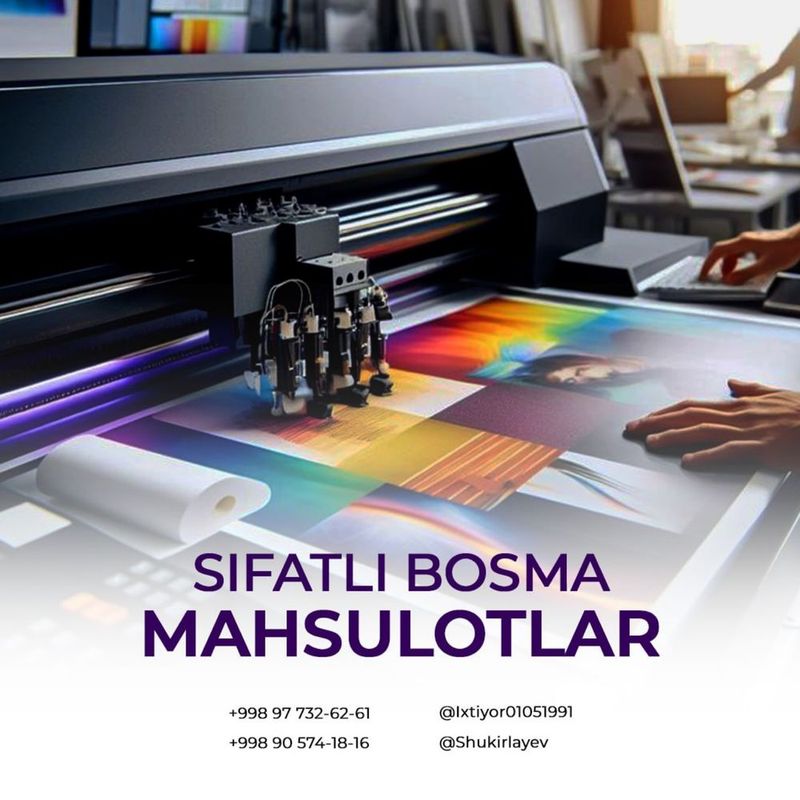 Sifatli bosma mahsulotlar