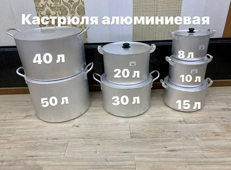 Кастрюля алюминиевая Россия