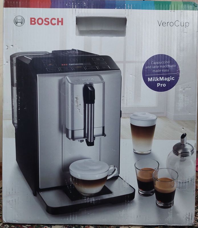 Кофемашина Bosch VeroCup 300 TIS30321RW, серебристый