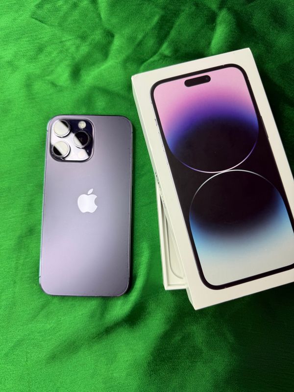 iPhone 14 ProMax 256gb Pruple Akk: 87% Kelwamiz iPhone 14 ProMax 256gb Pruple Akk: 87% Kelwamiz