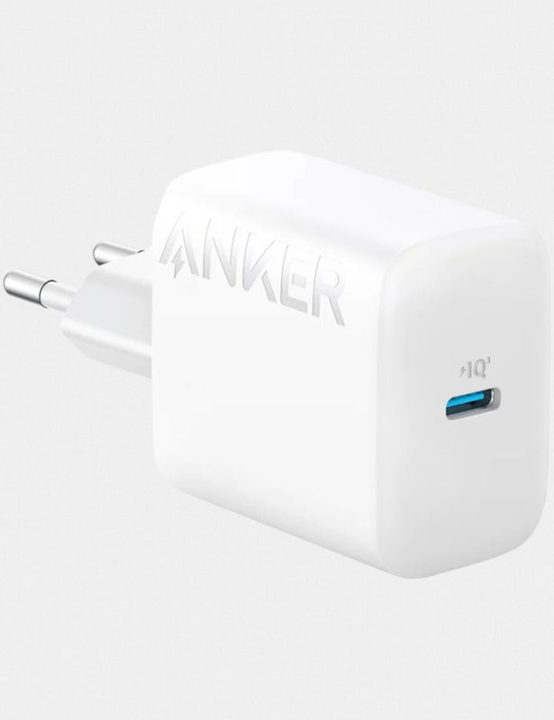 Адаптер питания Anker, 20 W, зарядка USB-C, ultra fast charging