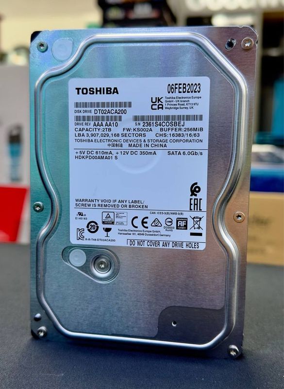 HDD Toshiba 2TB HDD Toshiba 2TB