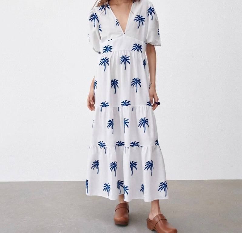 Льняное платье ZARA Льняное платье ZARA
