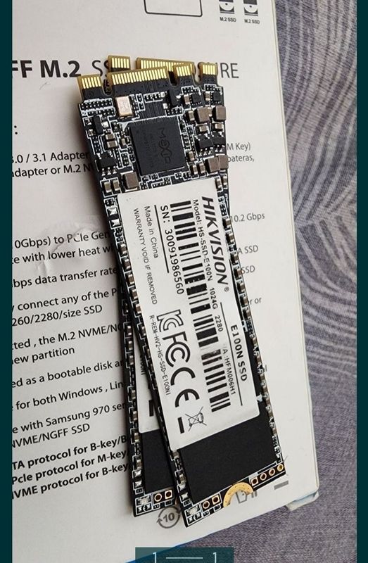 SSD sata m2 1 TB Hikvision