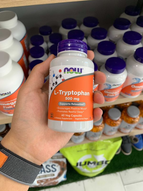 Now L-tryptophan 500 60 капсул Now L-tryptophan 500 60 капсул