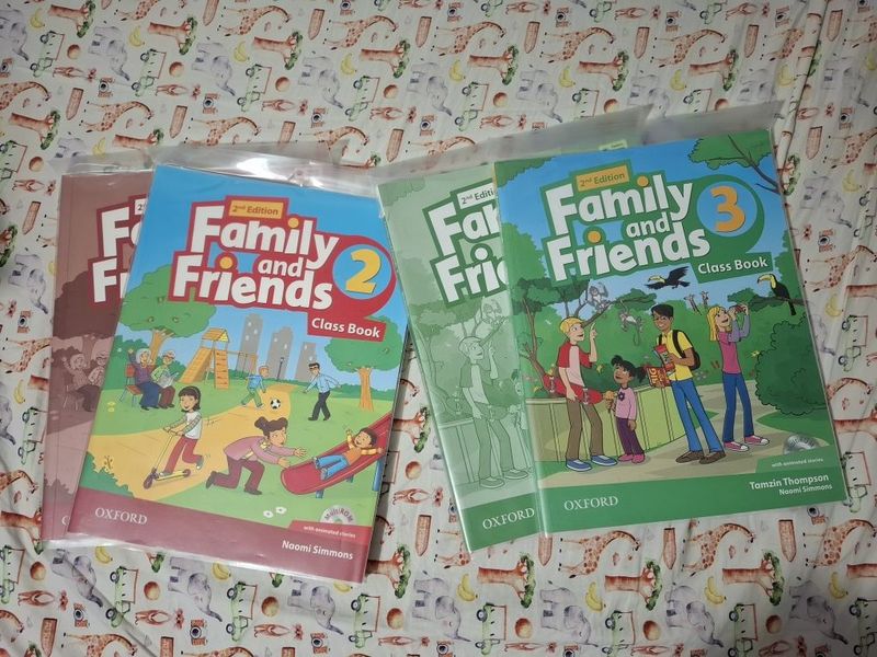 Книги по английскому Oxford Family and friends 2 и 3