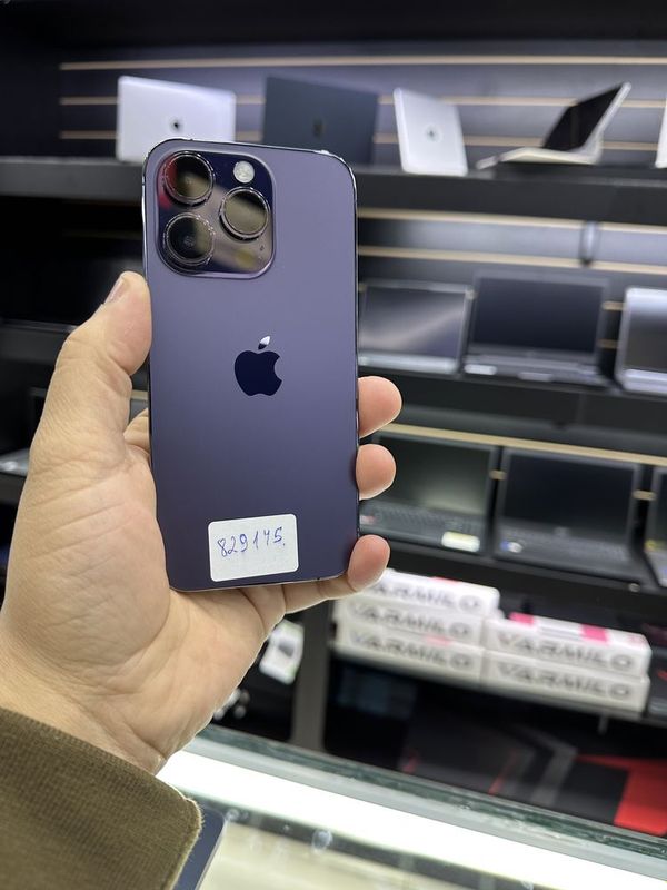 14 pro deep purple 128 GB 85% holat ideal muddatli tolovga ham berilad