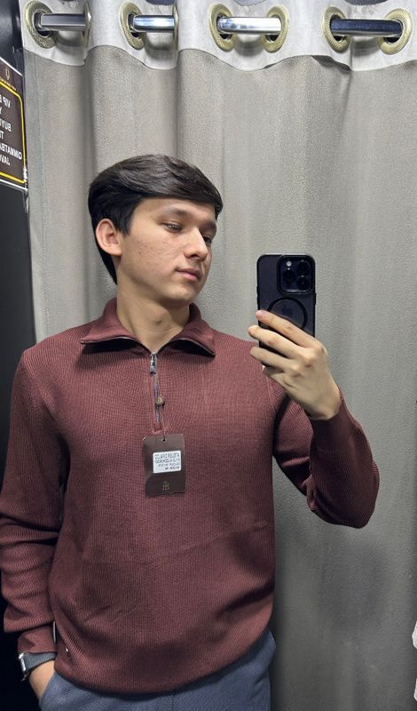 Свитер, мужской джемпер с полумолнией jemper erkak Свитер, мужской джемпер с полумолнией jemper erkak