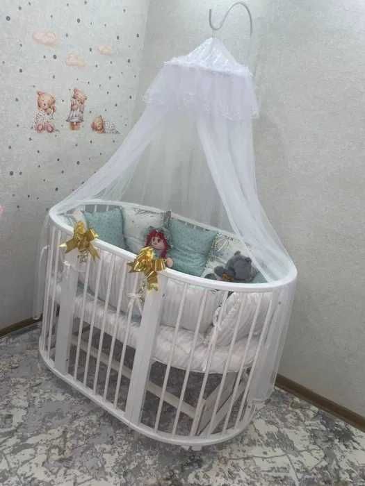 Кроватка трансформер 9в1 For Baby (в Отличном состоянии) Кроватка трансформер 9в1 For Baby (в Отличном состоянии)