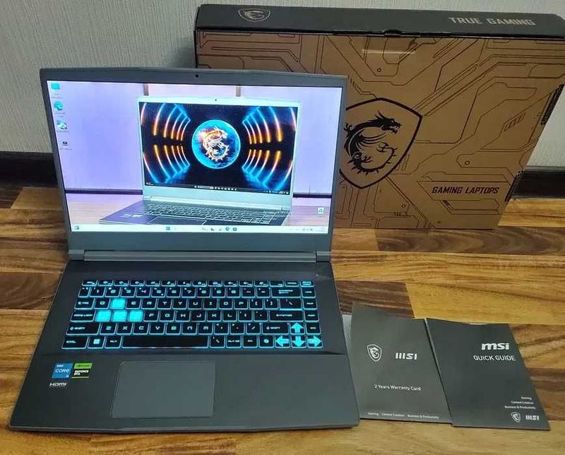 MSI.Core i5 12450h/16gb/RTX2050 4gb/Nvme512/15"6 IPS 144Hz/
