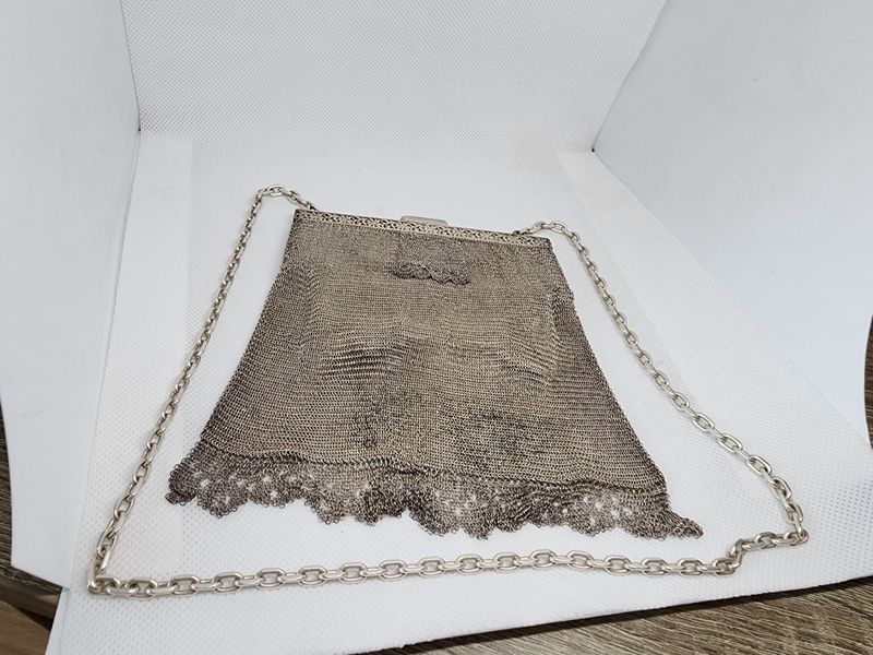 Театральная сумка из серебра. 1920 е года.162 грамма. Театральная сумка из серебра. 1920 е года.162 грамма.