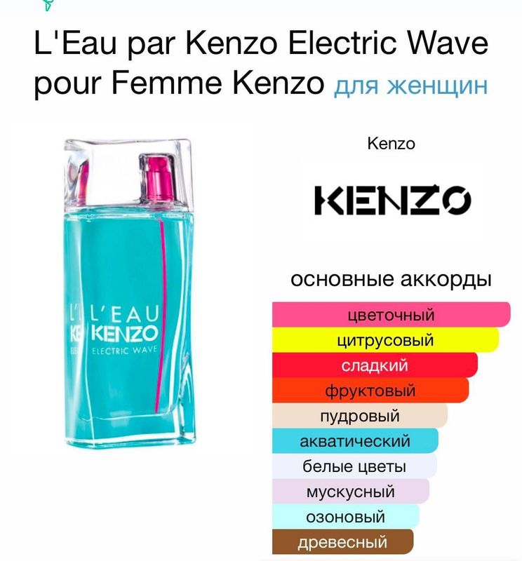 Kenzo Electric original