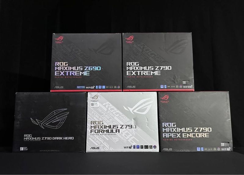 ROG Maximus Z790 Extreme | Z790 Formula | Z790 Apex Encore | Z790 Dark