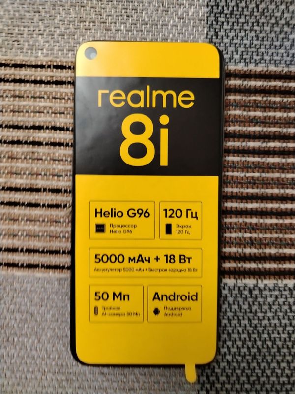 Realme 8i в идеальном состоянии, почти новый , полная комплектация Realme 8i в идеальном состоянии, почти новый , полная комплектация