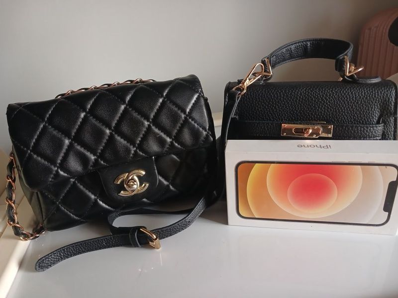 2 сумки Hermes и Chanel. 2 ta sumka