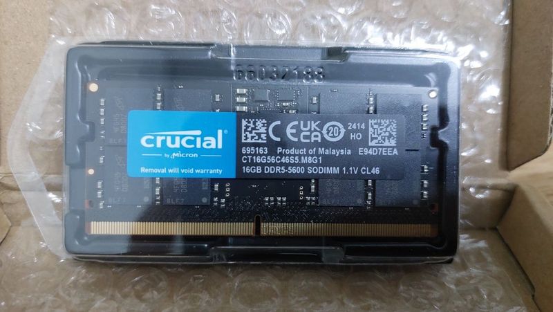 Crucial SODIMM 16GB DDR5 5600MHz